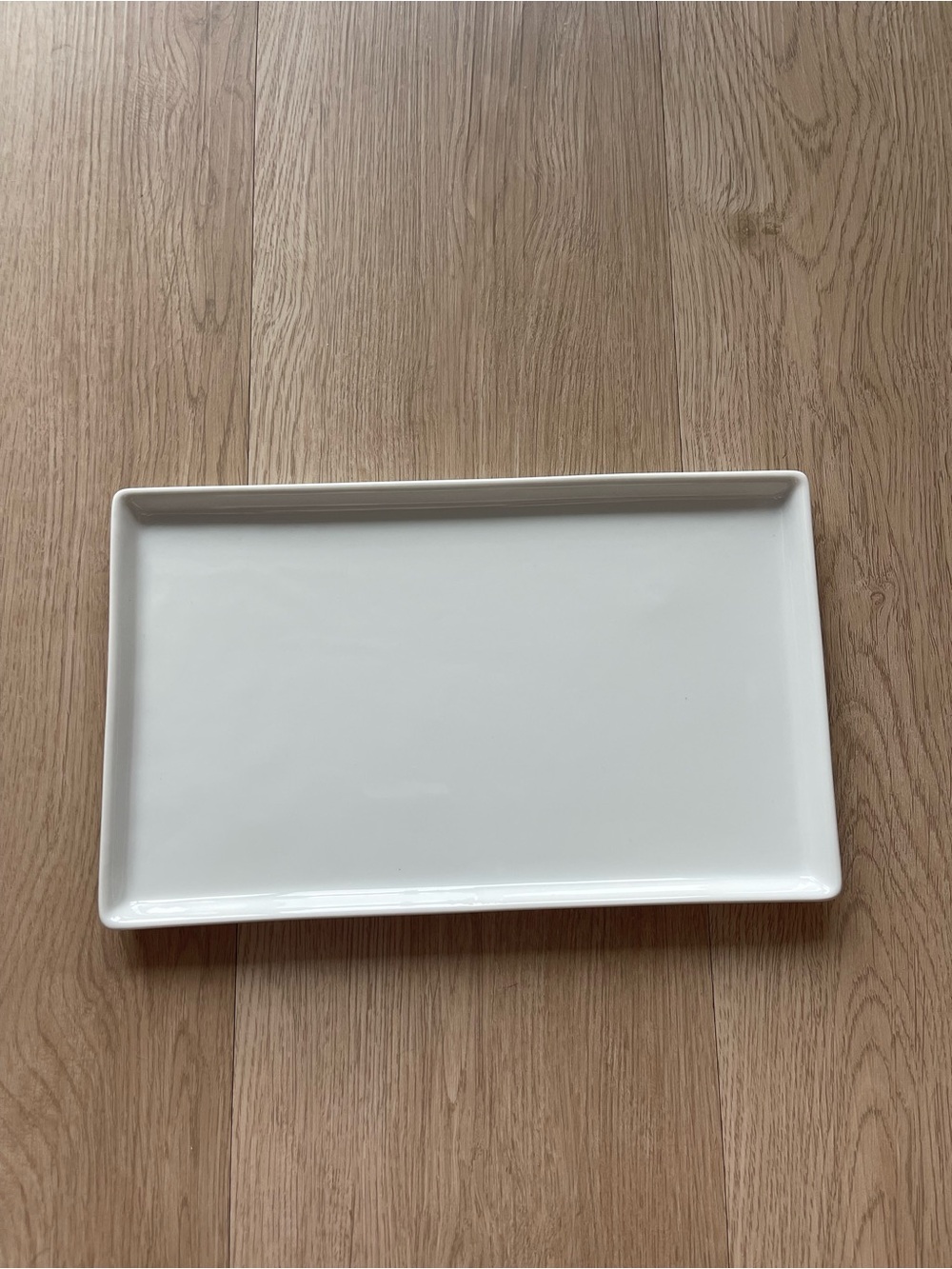 Cuatro Rectangular White Serving Platter